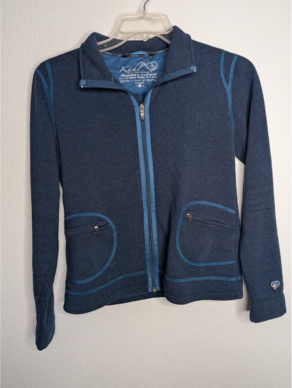 KÜHL Kashmira Women’s Full Zip Fleece Jacket Blue Size M